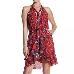 Parker Diane Ruffle Paisley Red Mini Size m